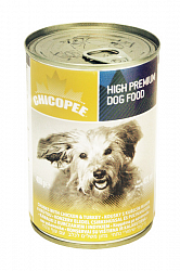 Консервы для собак Chicopee Dog Chunks Meat мясные кусочки с курицей и индейкой