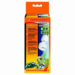 Лампа для террариумов Sera Reptil Rainforest Compact UV-B 5% 20 W