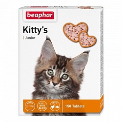 Витамины для котят в виде лакомства Beaphar (Беафар) Kitty’s Junior + Biotin