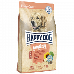 Сухой корм Happy Dog NaturCroq Lachs & Reis для взрослых собак, лосось с рисом 11 кг