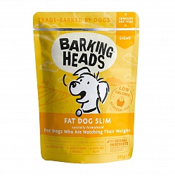 Консервы (паучи) для собак с избыточным весом Barking Heads Fat Dog Slim "Худеющий толстячок", 0,3 кг