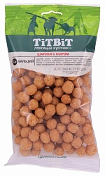 Лакомство для собак Titbit Золотая коллекция Шарики с сыром 95 г