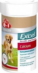 Витамины для собак 8in1 (8 в 1) Excel Calcium с кальцием