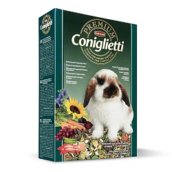 Корм комплексный|основной для кроликов и молодняка Padovan Premium coniglietti 0,5 кг