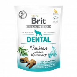 Лакомство для собак Brit Care Dental Venison, с олениной 150 г
