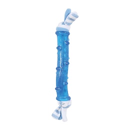 Игрушка для собак Zolux Палочка с веревками, термопластичная резина 30 см 