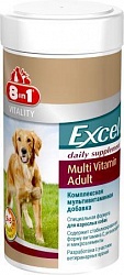 Витамины для взрослых собак 8in1 Excel Multi Vitamin Adult 70 таблеток