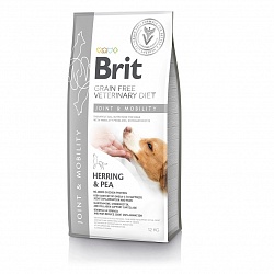 Сухой беззерновой корм для собак Brit Veterinary Diet Dog Grain Free Joint & Mobility при заболеваниях суставов и нарушениях подвижности