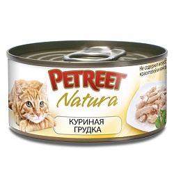 Консервы для кошек Petreet куриная грудка, 70 г