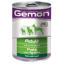 Консервы Gemon Dog для взрослых собак, паштет с ягненком 0,4 кг