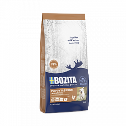 Сухой корм для щенков, юниоров, беременных или кормящих сук Bozita Puppy Junior Wheat Free