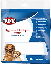 Пелёнки для собак Trixie с абсорбирующим полимером, 60х60 см, 10 шт