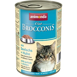 Консервы для кошек Animonda Brocconis Cat с сайдой и курицей 0,4 кг