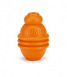 Игрушка для собак Beeztees "Sumo Play" оранжевая, резина