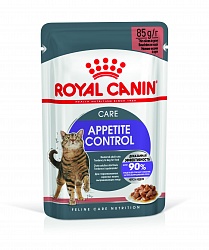 Влажный корм для взрослых кошек Royal Canin Appetite Control Care для контроля выпрашивания корма, в соусе 85 г