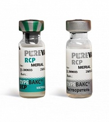 Вакцина для кошек Пуревакс RCP, вакцина+растворитель
