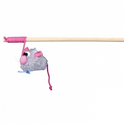 Игрушка для кошек удочка Trixie мышь-жених Prince, 30 см