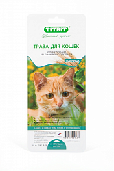 Трава для кошек Titbit пшеница, 50 г