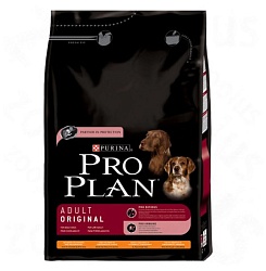 Сухой корм для собак Pro Plan Adult Original с курицей и рисом для собак