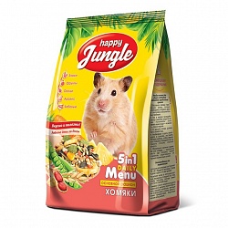 Корм для хомяков Happy Jungle 5 in 1 Daily Menu, 0,4 кг