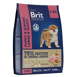 Brit Premium Dog Junior Large для щенков и молодых собак крупных пород