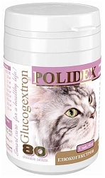Витамины для кошек Polidex Glucogextron восстановления опорно – двигательного аппарата (Полидекс Глюкогекстрон), 80 таблеток