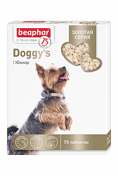 Кормовая добавка для щенков Beaphar Doggy's junior Золотая серия, 75 таблеток