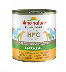 Консервы для собак Almo Nature Classic HFC Chicken Drumstick  "Куриные бёдрышки"