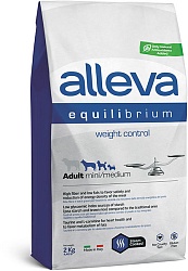Сухой корм Alleva Equilibrium Weight Control для собак мелких и средних пород, контроль веса 12 кг