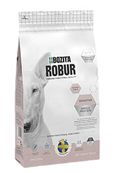 Сухой корм для взрослых собак Bozita Robur Sensitive singleprotein при чувствительном пищеварении, лосось с рисом