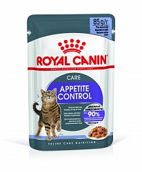 Влажный корм для взрослых кошек Royal Canin Appetite Control Care для контроля выпрашивания корма, в желе 85 г