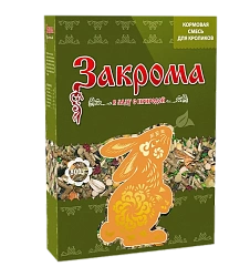 Кормовая смесь Закрома для декоративных кроликов, 800 г