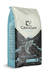 Сухой беззерновой корм для собак мелких пород Canagan Grain Free Scottish Salmon для всех возрастов, с шотландским лососем