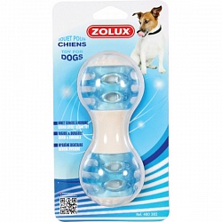 Игрушка для собак Zolux Гантель dental комбинированная, 14,5 см