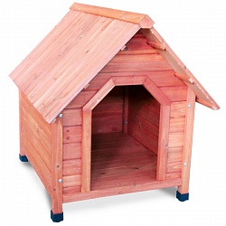 Будка деревянная для собак Triol DHW1015L, 82×100×90 см