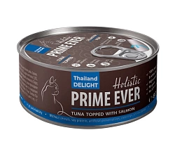 Консервы для кошек Prime Ever 8B Тунец с лососем в желе 80 г