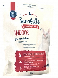 Сухой корм Sanabelle Indoor для домашних кошек