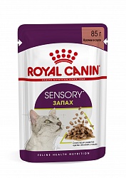 Влажный корм для кошек Royal Canin Sensory Запах, стимулирует обонятельные рецепторы, кусочки в соусе 12 шт х 85 г