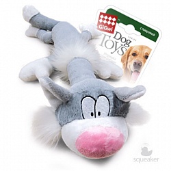Игрушка для собак GiGwi Dog Toys Кот с большой пищалкой, 63 см