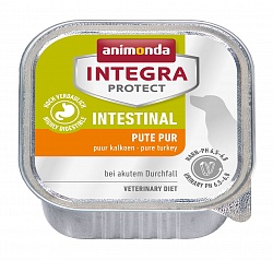 Влажный корм для взрослых собак Animonda Integra Protect Dog Intestinal при нарушениях пищеварения, с индейкой 150 г х 11 шт.