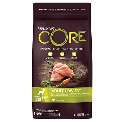 Сухой корм для собак Wellness Core Healthy Weight для поддержания идеального веса с индейкой