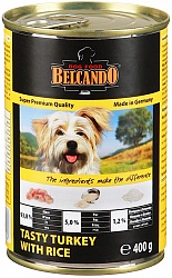 Консервы для взрослых собак Belcando с индейкой и рисом