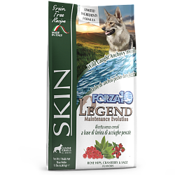 Сухой корм Forza10 Adult Legend Skin для взрослых собак с чувствительной кожей, с анчоусом, горохом и картофелем