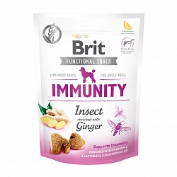 Лакомство для собак Brit Care Immunity Insect для поддержки иммунитета 150 г