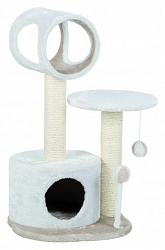Когтеточка для кошек с домиком Trixie Lucia, бежевый/белый 75 см