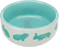 Trixie миска керамическая для кроликов 0,25 л, ⌀ 11 см