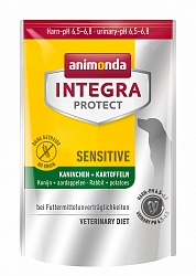Сухой корм для взрослых собак Animonda Integra Protect Dog Sensitive при пищевой аллергии, с кроликом и картошкой