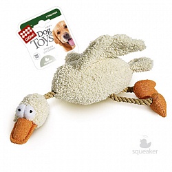Игрушка для собак GiGwi Dog Toys Утка с 2-мя пищалками, 36 см