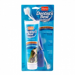 Набор для ухода за зубами собак и кошек Hartz Total Oral Care Dental Kit For Dogs & Cats
