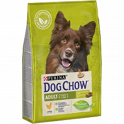 Сухой корм для взрослых собак Dog Chow Adult с курицей
